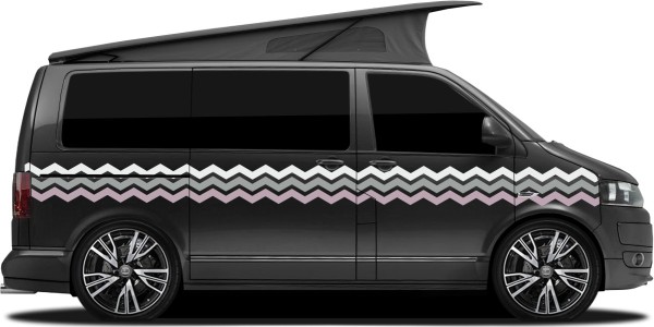Preview: Autoaufkleber Wellen Design | Set für beide Fahrzeugseiten Preview: Autoaufkleber Wellen Design | Set für beide Fahrzeugseiten