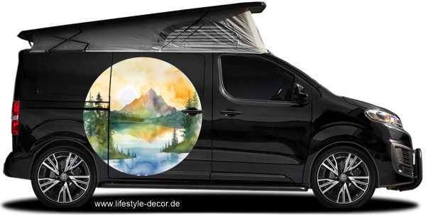 Preview: Wohnmobildekor Alpenpanorama Aquarell (in 3 Varianten erhältlich) Preview: Wohnmobildekor Alpenpanorama Aquarell (in 3 Varianten erhältlich)