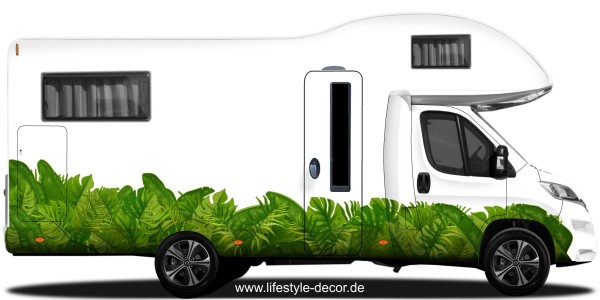 Preview: Camper Dekor Monstera Dschungel Preview: Camper Dekor Monstera Dschungel