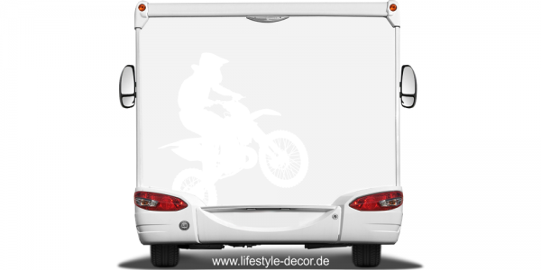 Preview: Caravanaufkleber Motocross Preview: Caravanaufkleber Motocross
