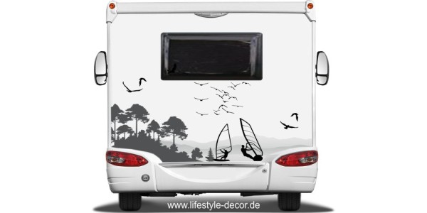 Preview: Campervan Aufkleber Surfer Preview: Campervan Aufkleber Surfer
