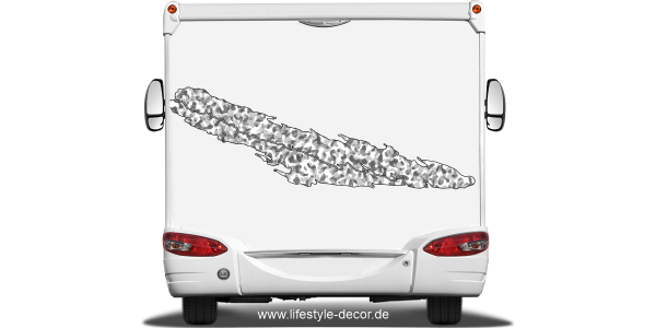 Preview: Zierstreifen Camouflage Preview: Zierstreifen Camouflage