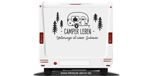 Preview: Wohnwagendekor Camper Leben Preview: Wohnwagendekor Camper Leben