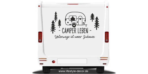 Wohnwagendekor Camper Leben