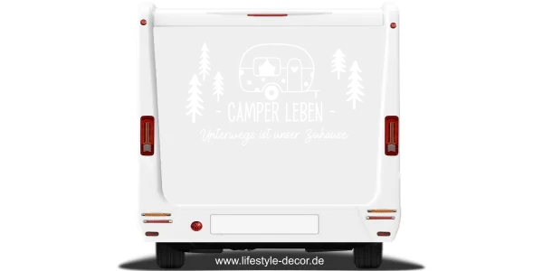 Wohnwagendekor Camper Leben
