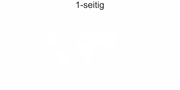 Wohnmobilaufkleber mit Weltkarte - Ansicht Farbauswahl