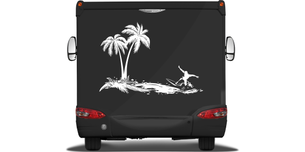 Preview: Campervan Aufkleber Surfing Preview: Campervan Aufkleber Surfing