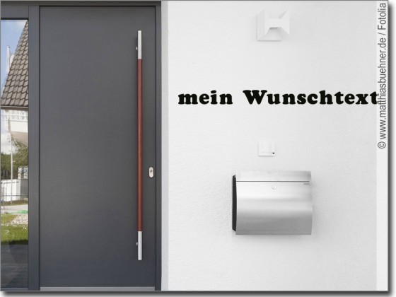 Preview: Wunschtext für raue Untergründe Nr. 16