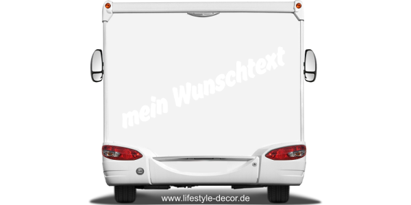 Preview: Wunschtextaufkleber für Auto Nr. 10