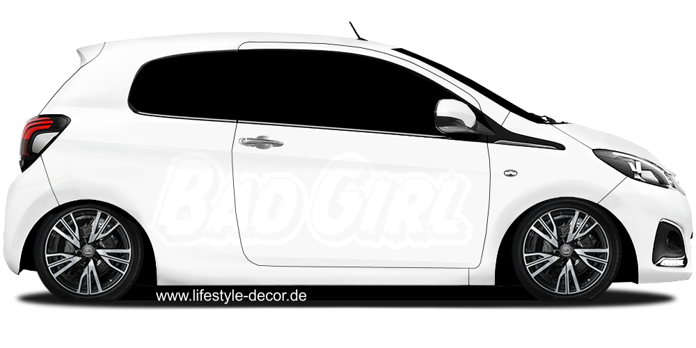 Autoaufkleber 55cm Heckscheibenaufkleber Girl FCKYSLF Car Limited Edition  Beast