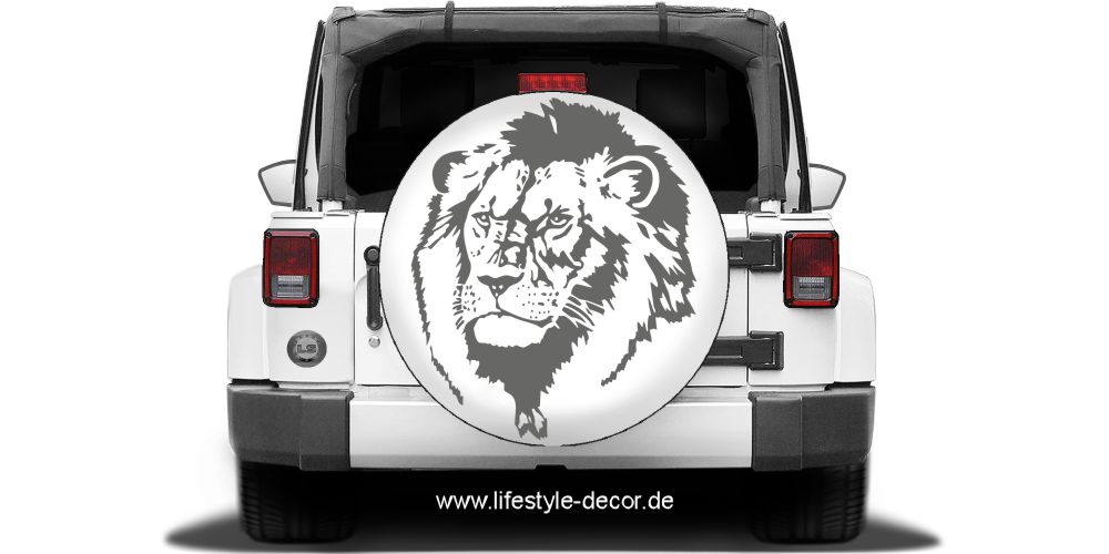 Schönheit Löwe Auto Aufkleber Fenster Vinyl Löwe Aufkleber Für Karosserie  Dekor Wasserdichte Tier Aufkleber