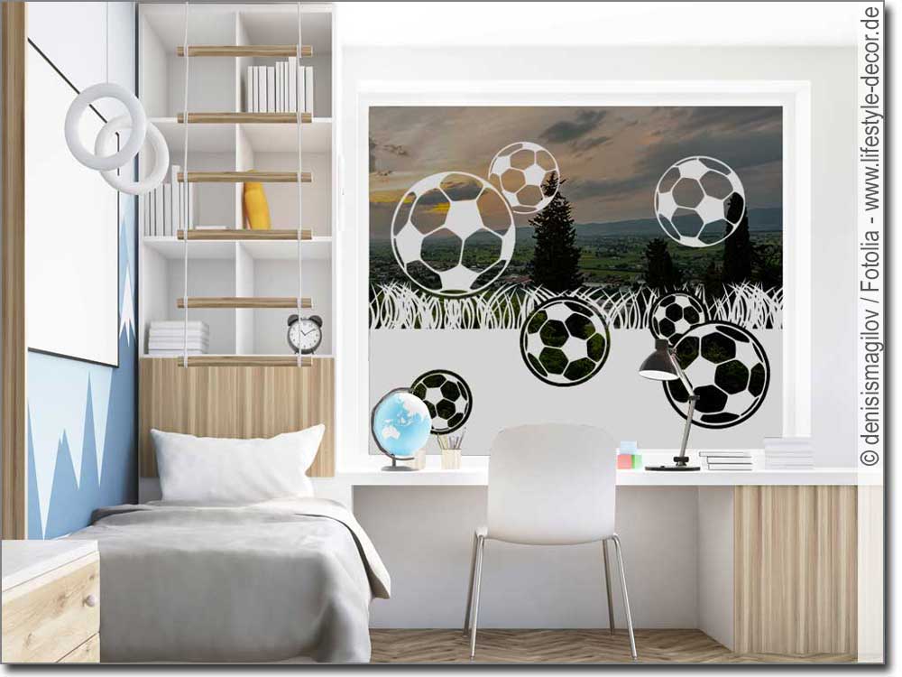 Passgenaue sichtschutzfolie für fenster im kinderzimmer