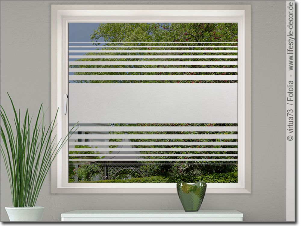 d-c-home  Neuer Look für dein Fenster: Unsere Sichtschutzfolie mit Streifen