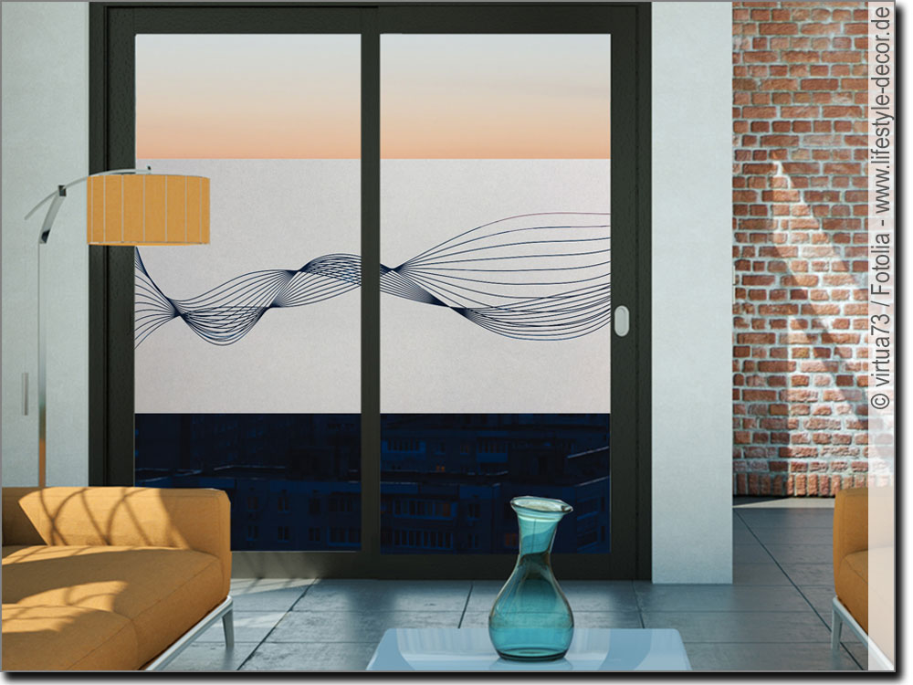 Fensterfolie für Glas: Motive als Fenster Sichtschutz