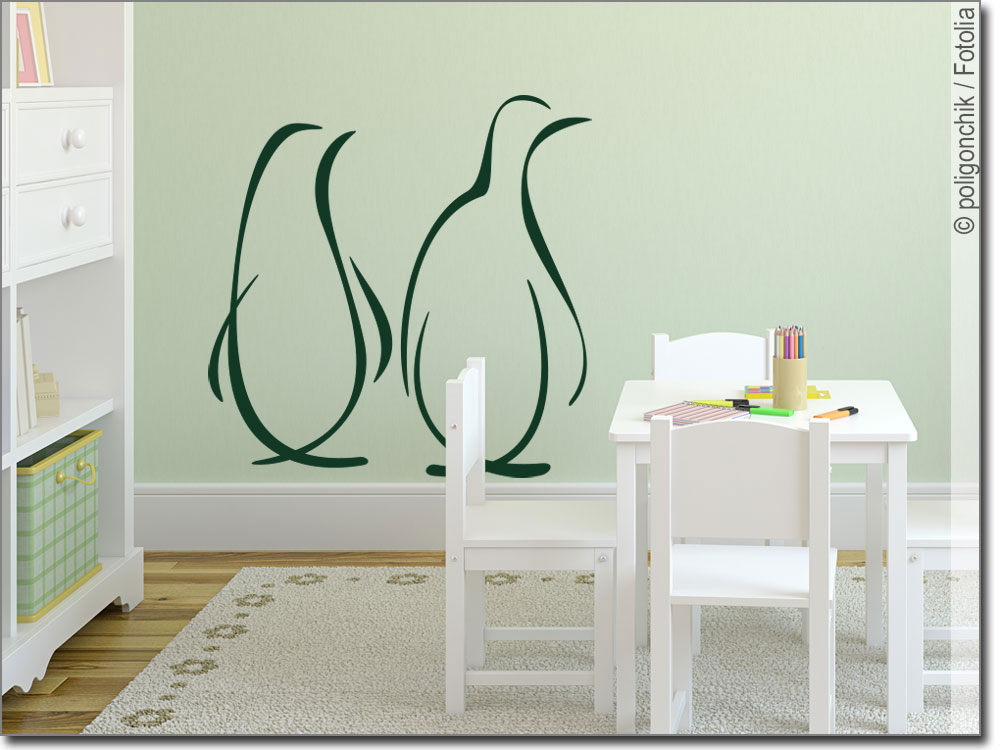 | Wandtattoo für Pinguine Wanddekoration Kinderzimmer