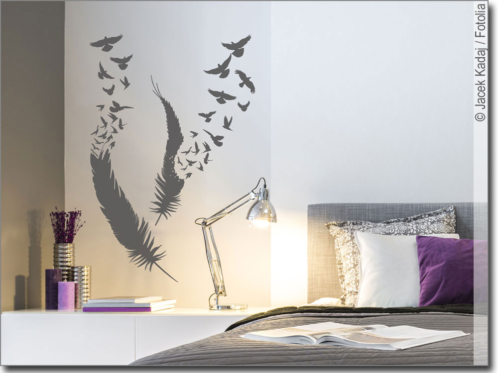 Wandtattoo schlafzimmer: traumhafte motive und sprüche