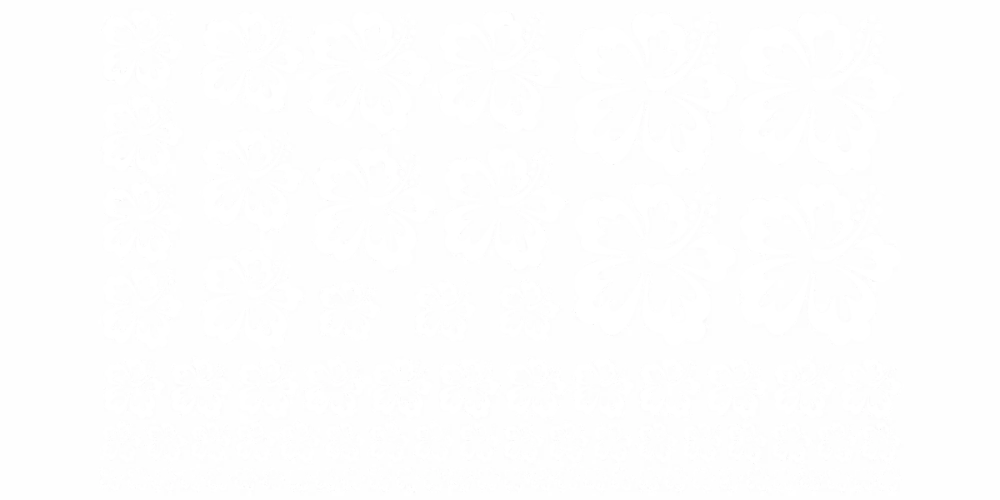 Wandtattoo Set mit Hibiskus Blüten - Ansicht Farbauswahl