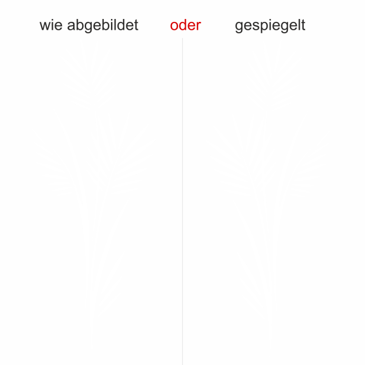 Möbeltattoo Kunstvoller Palmenzweig