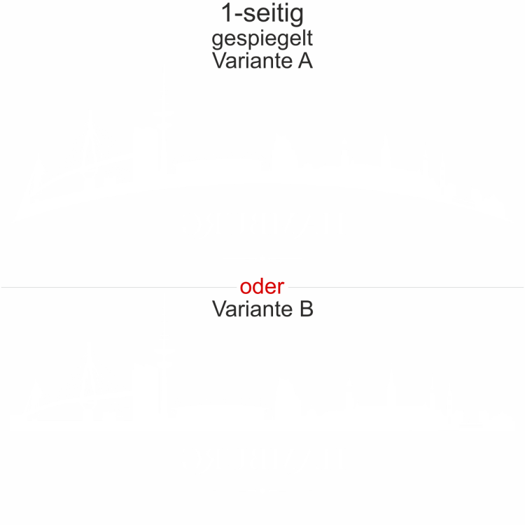 Autodekor Hamburger Skyline - Ansicht Ausrichtung mit Farbauswahl und Variante Autodekor Hamburger Skyline - Ansicht Ausrichtung mit Farbauswahl und Variante