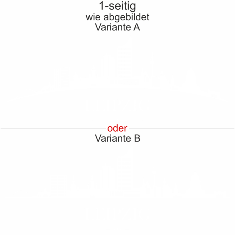 Konturgeschnittene Autofolie mit Leipziger Skyline - Ansicht Ausrichtung mit Farbauswahl und Variante Konturgeschnittene Autofolie mit Leipziger Skyline - Ansicht Ausrichtung mit Farbauswahl und Variante
