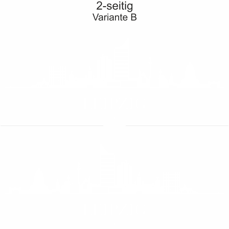 Konturgeschnittene Autofolie mit Leipziger Skyline - Ansicht zweiseitig für beide Fahrzeugseiten und Farbauswahl Konturgeschnittene Autofolie mit Leipziger Skyline - Ansicht zweiseitig für beide Fahrzeugseiten und Farbauswahl