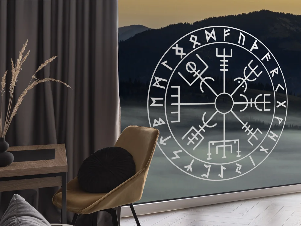 Glasaufkleber Vegvísir Glasaufkleber Vegvísir