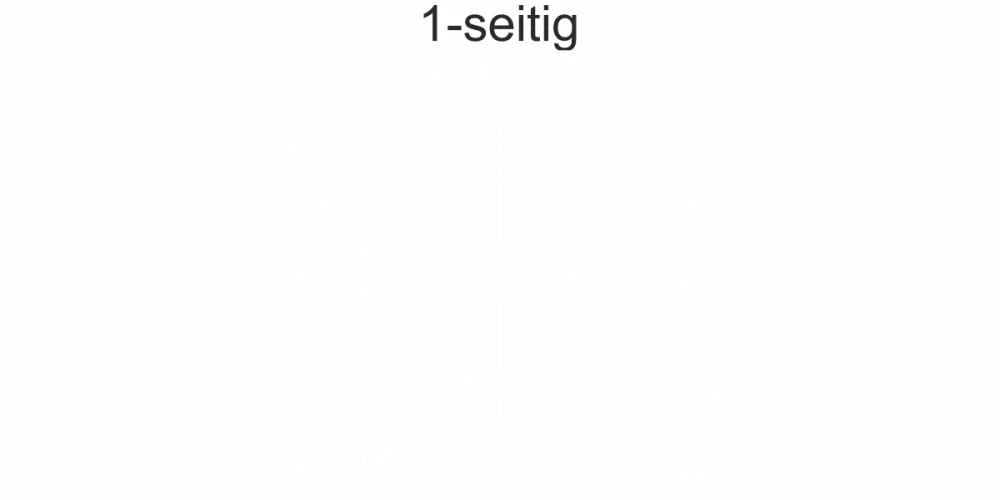 Autoaufkleber Runenkompass
