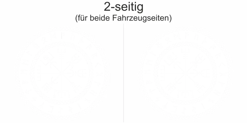 Autoaufkleber Wikingerkompass