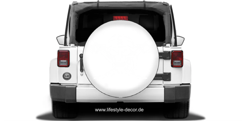 Autoaufkleber Totenkopf mit gekreuzten Säbeln
