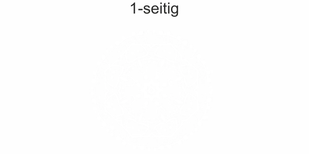 Autoaufkleber mit Spirituellem Mandala - Ansicht Farbauswahl