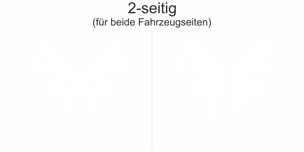 Autoaufkleber Falter Fantasia
