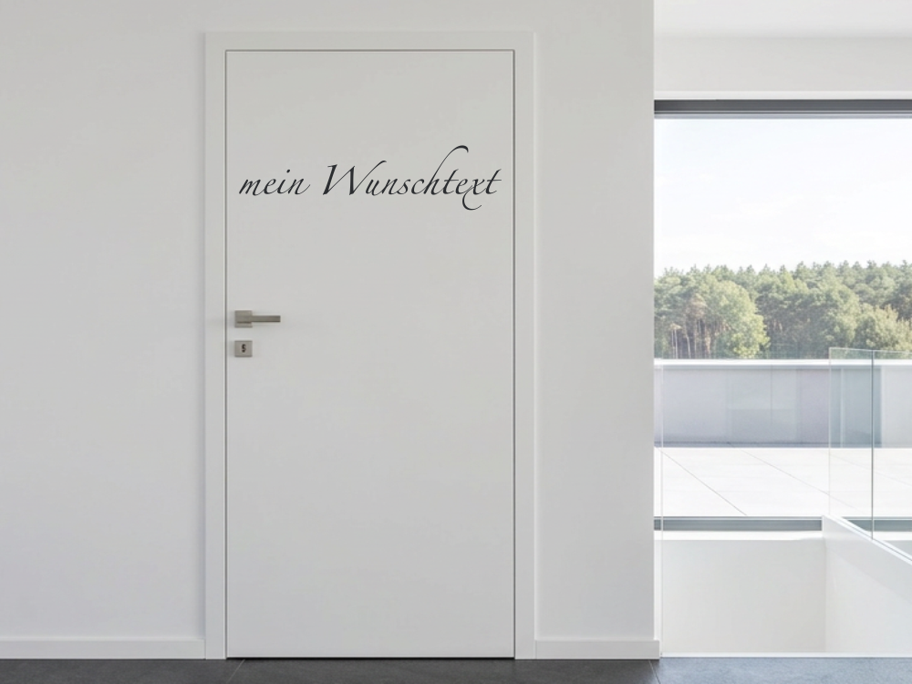 Türbeschriftung Wunschtext | 1
