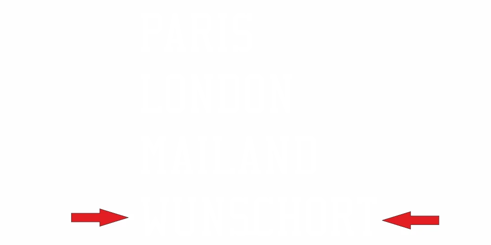 Wandtattoo Wunschort