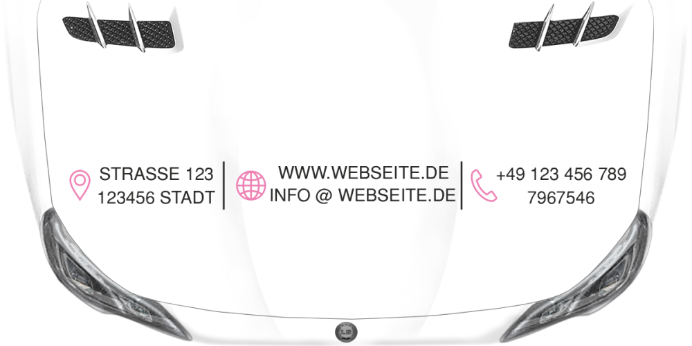 Fahrzeugwerbung Adresse 40