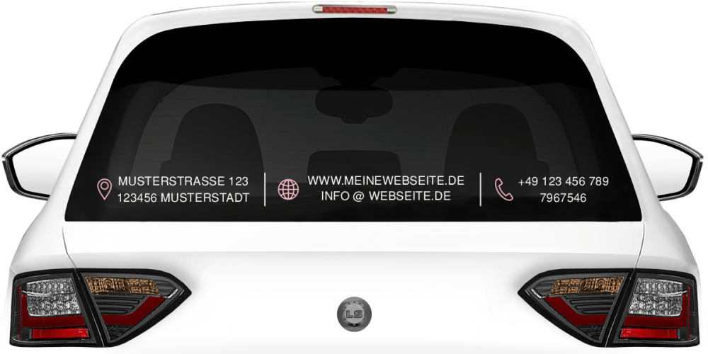 Fahrzeugwerbung Adresse 40