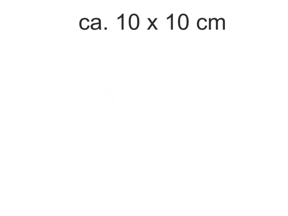 Milchglasfolie Blätter