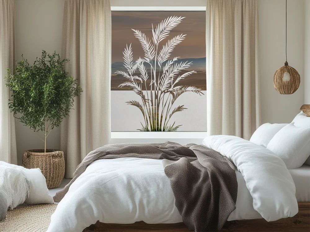 Sichtschutzfolie Goldfruchtpalme Sichtschutzfolie Goldfruchtpalme
