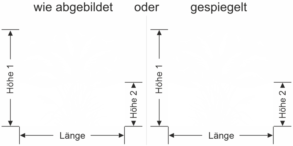 Sichtschutzfolie Pampasgras und Vögel im Wind