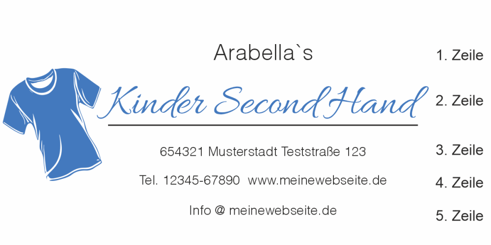 Fahrzeugbeschriftung Second Hand | 01