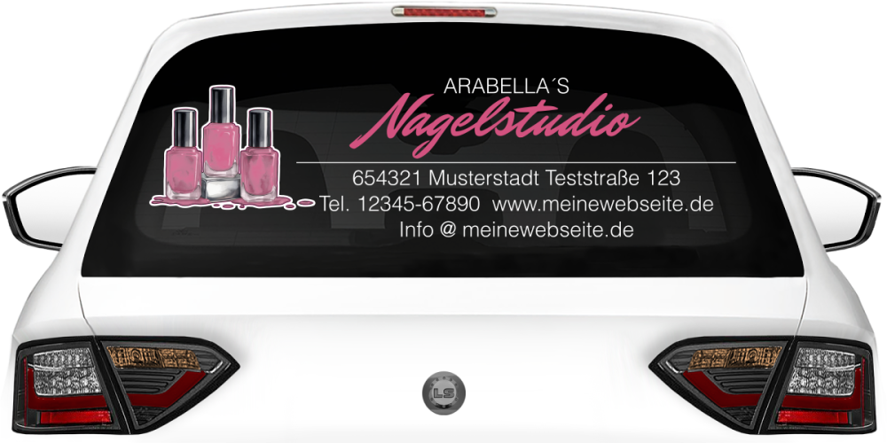Fahrzeugbeschriftung Nagelstudio | 02