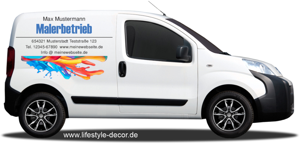 Fahrzeugbeschriftung Malerbetrieb | 02