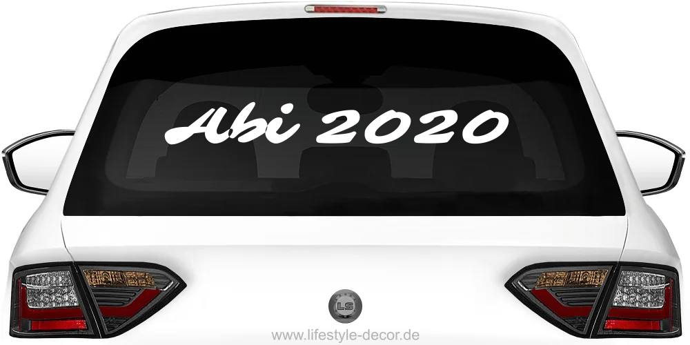Abiaufkleber für's Auto 2020