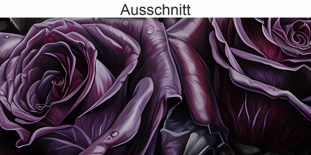 Wandtattoo Rosen Dekorset - Ausschnitt Wandtattoo Rosen Dekorset - Ausschnitt