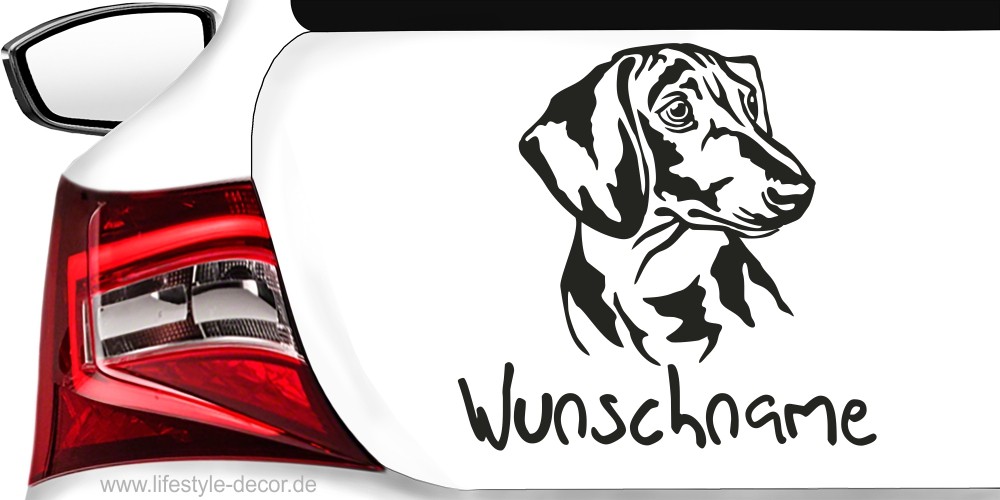 Autoaufkleber Hunde: Hundeaufkleber für Ihr Fahrzeug