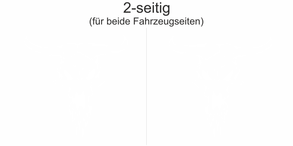 Autoaufkleber Schädel