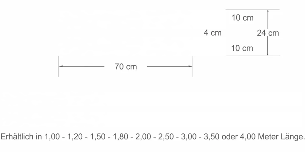 Autoaufkleber Streifen 10 cm