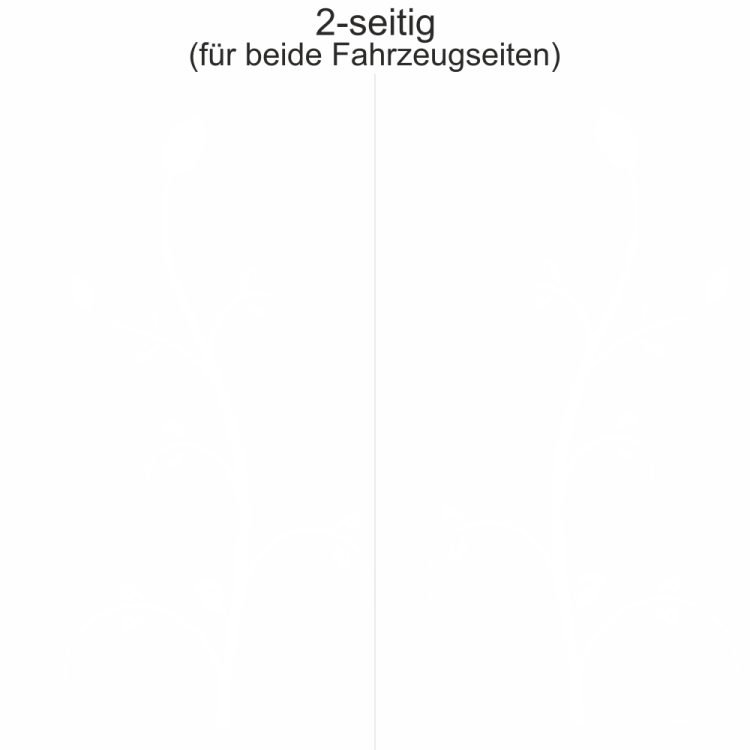Autoaufkleber Stilvolle Ranke