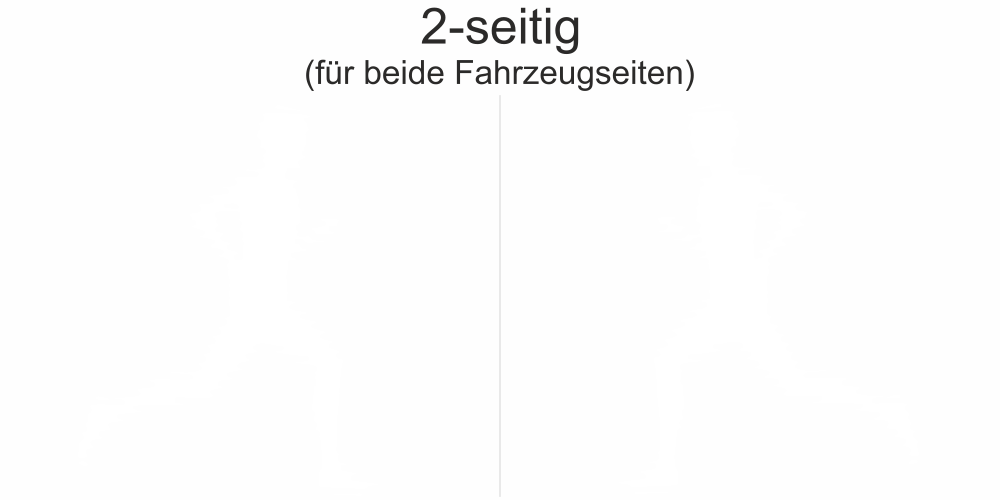 Autotattoo Laufen - Ansicht 2-seitig und Farbauswahl