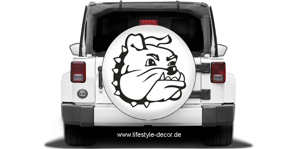 Car Tattoo Englische Bulldogge