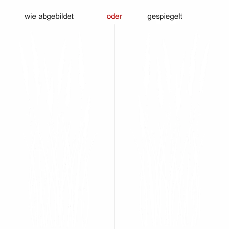 Fensteraufkleber Sommer Gras - Ansicht Ausrichtung und Farbauswahl Fensteraufkleber Sommer Gras - Ansicht Ausrichtung und Farbauswahl